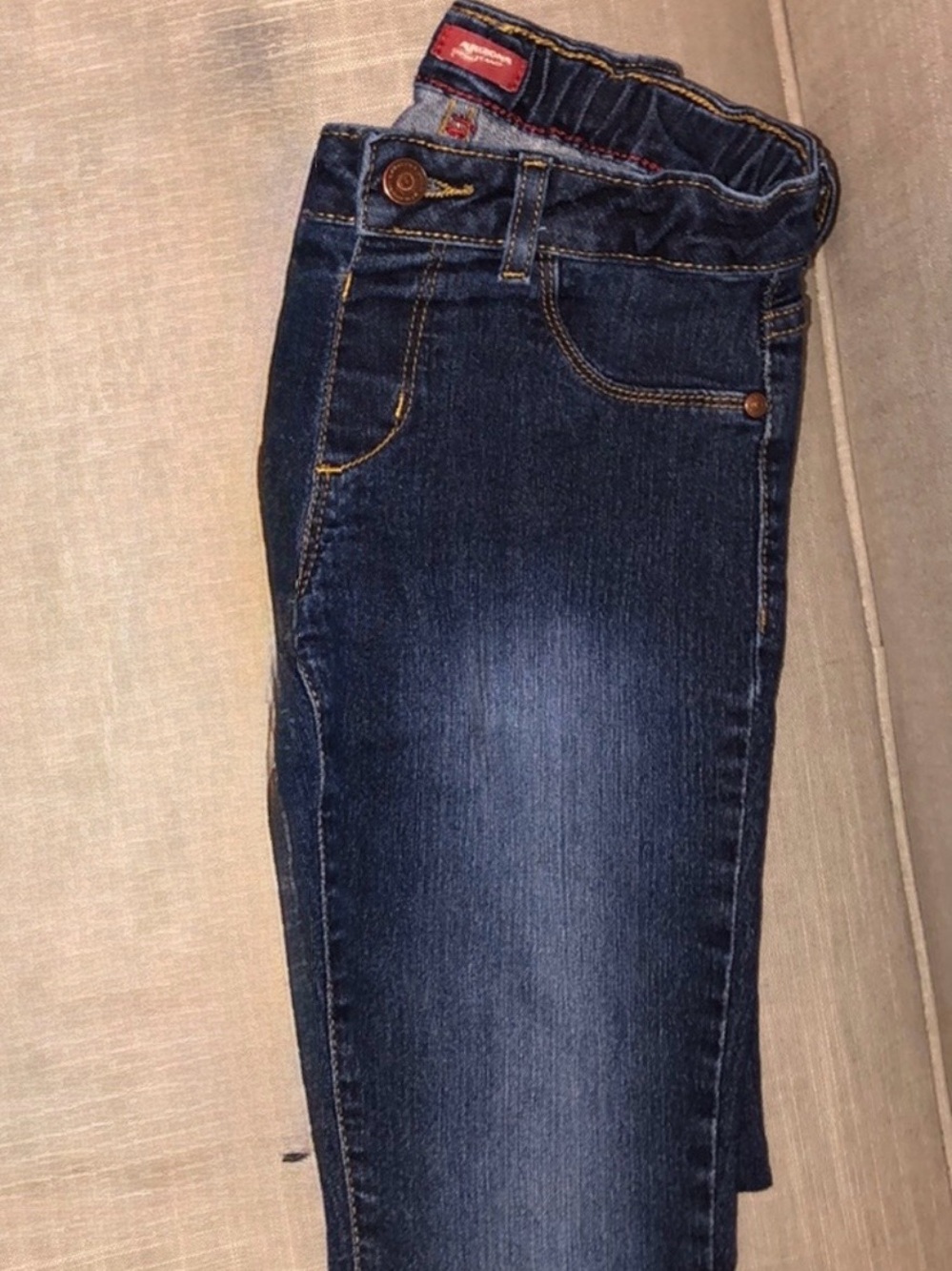 Arizona Jean Company Dark Wash Kids Jeans with Elastic Waist
